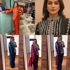 SAREE BLOUSE READYMADE DESIGNER SARI CHOLI INDIAN PARTY WEAR BOLLYWOOD DRESS