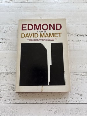David Mamet Edmond 1983 Grove Press Play Script Book Club Edition HC DJ