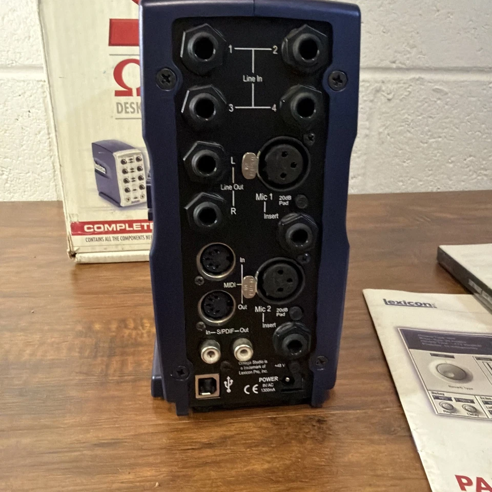 Lexicon Pro, Omega Desktop Recording Studio, No Power Cable, Mic - Image 4 of 4