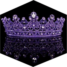 Tiaras and Crowns for Women Crystal Wedding Tiara for Bride, Royal Queen Crown P