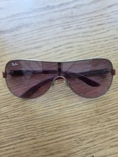 Rayban Kids Wraparound  Sunglasses Purple With Case