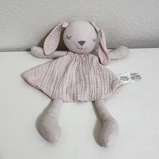 Cloud Island Target Pink Bunny Rabbit Security Blanket Lovey Lovie Muslin Cotton