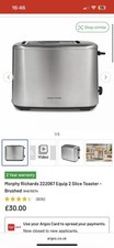 Morphy Richards 2 Slice Toaster 222067 800W Stainless Steel Brushed