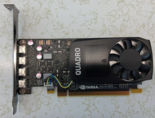 NVIDIA QUADRO P1000 GPU 4GB GDDR5 PCIE 3.0 MINI DISPLAYPORT LOW PROFILE