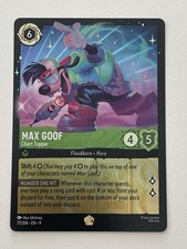 Disney Lorcana TCG  Max Goof - Chart Topper COLD FOIL  77/204  Fabled