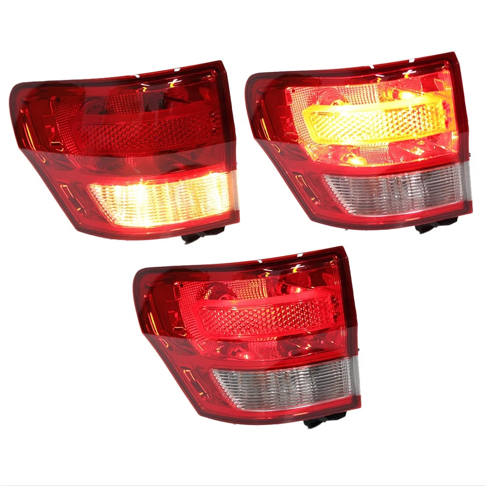 Conjunto de luz trasera izquierda para Jeep Grand Cherokee 2011-2013 lado exterior del conductor Foto 4 de 4