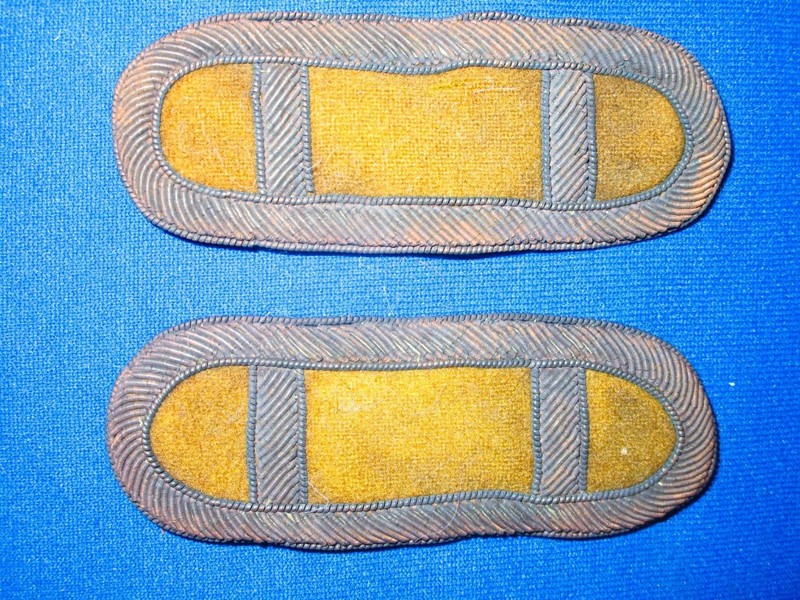 Early & Scarce Pair Of U.S. Mexican War Lieutenant's Cavalry Straps