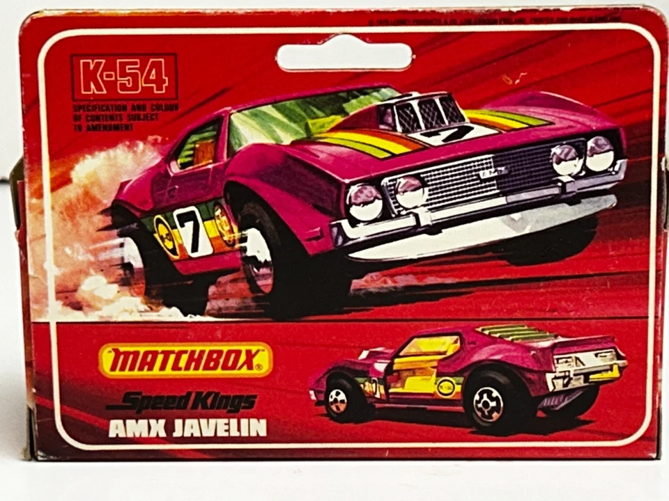 Matchbox Speed Kings K-54 AMX Javelin with Original Box - Image 3 of 4