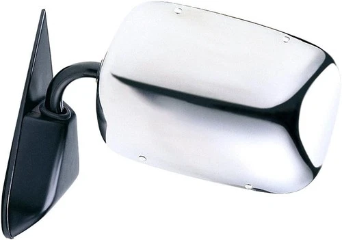 Fit System - H3691 Left Driver Side Foldaway Mirror for Chevy Stainless Steel