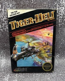 Tiger-Heli NES Nintendo Completo En Caja con Manual Akklaim 1987 PROBADO