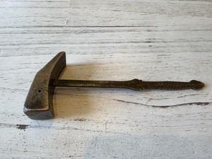 Rev War 18th Century Forged Brass Hammer Flint Knapper 6 1/4” FREE SHIP 5.5 OZ