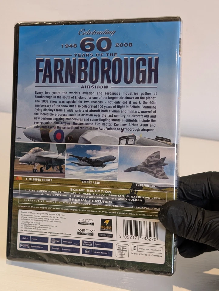 60 Years Of The Farnborough Airshow [DVD] - New + Sealed - Image 2 of 3