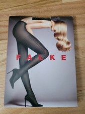 Falke 40669 Fashion Tights Ribbed Marine Size M