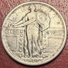 New Listing1917 Type 1 Standing Liberty Quarter. Better Grade. Free Shipping