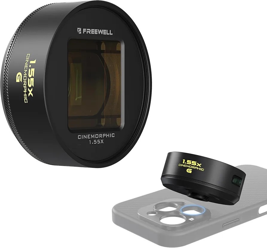 Freewell 1.55x Blue Anamorphic Lens Compatible with 17mm Mount