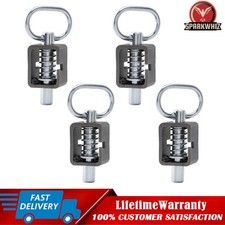 4X SPARKWHIZ Spring Latch Lock, Weld-On Spring Latch Assembly Trailer Gate Latch
