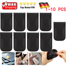 1-10 Pack Car Key Fob Faraday Bag Anti-Theft RFID Signal Blocker Pouch