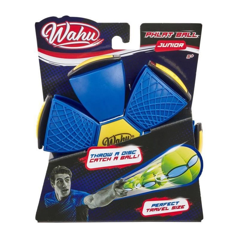 Wahu Phlat Ball Junior Bleu de Goliath : ballon disque de plein air pour enfants
