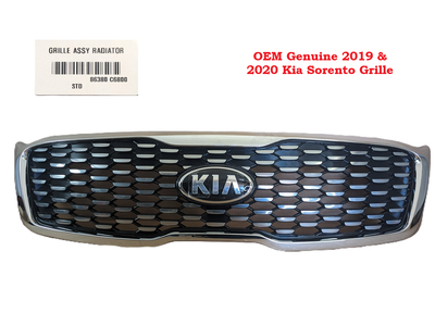 86380-C6800 OEM Genuine 2019-2020 Kia Sorento Grille w/o Camera | eBay