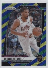 2024-25 Panini Prizm Choice Blue Yellow & Green Donovan Mitchell #155 14md