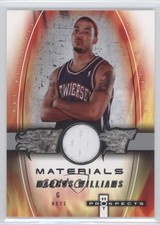 2006-07 Fleer Hot Prospects Hot Materials 31/50 Marcus Williams #HM-WM 0a1