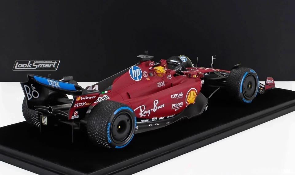 Lewis Hamilton Ferrari SF-23 First Test  1/18 Scale Model Car By Looksmart - Image 2 of 4