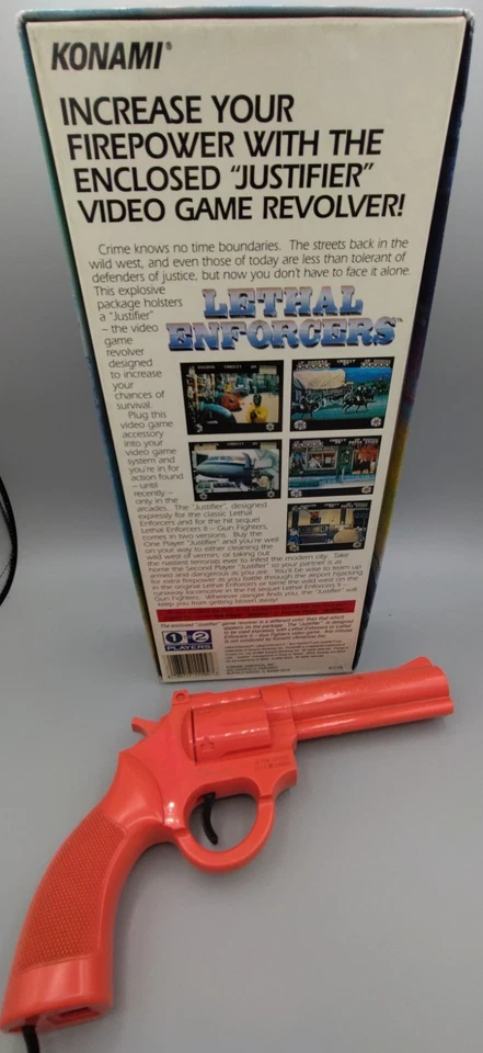 Lethal Enforcers. The Justifier Second Player Rare Variant Stand Up Box - Image 2 of 2