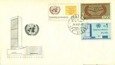 Czechoslovakia 1965 FDC United Nations &  International Co-operation Year