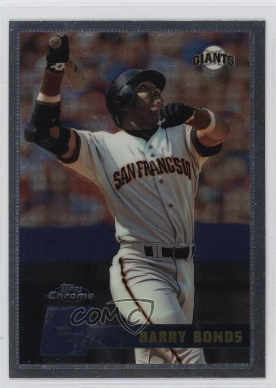 1996 Topps Chrome Barry Bonds #119 0a3