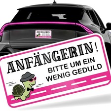 Fahranfänger Aufkleber Magnetschild Reflektierend 20x10cm Auto Schild
