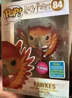 Funko Pop! Harry Potter - Fawkes (Flocked) - 2019 SDCC Hot Topic Exclusive #84