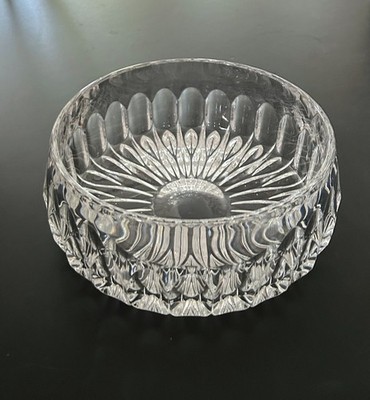 Vintage Gorham Althea Cut Leaded Heavy & Thick Crystal Bowl 8'' Very Nice