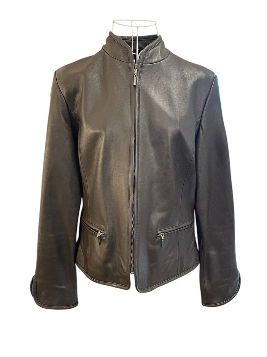 Valerie Stevens Leather Outer Shell Brown Coats, Jackets  display picture 1