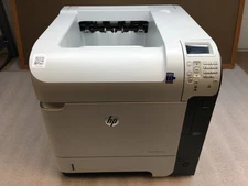 HP LaserJet 600 M601 Monochrome Workgroup Laser Printer 286K Pg Ct No Toner Incl