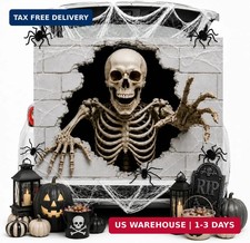 Halloween Trunk or Treat Car Decorations Kit with Skeleton Design