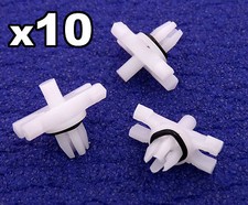 10x BMW E46 Trim Clips for Roof Rain Gutter Plastic Moulding Trims 51138204858