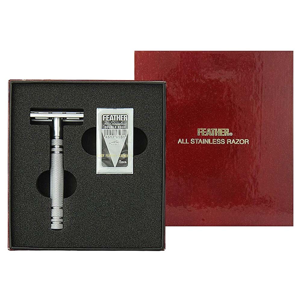 Feather All Stainless Razor (AS-D2) NEW BOX [Free USA Shipping]