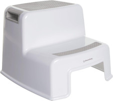 Dreambaby 2-UP Step Stool - Toddlers Stool - Slip Resistant - Grey - Model G687