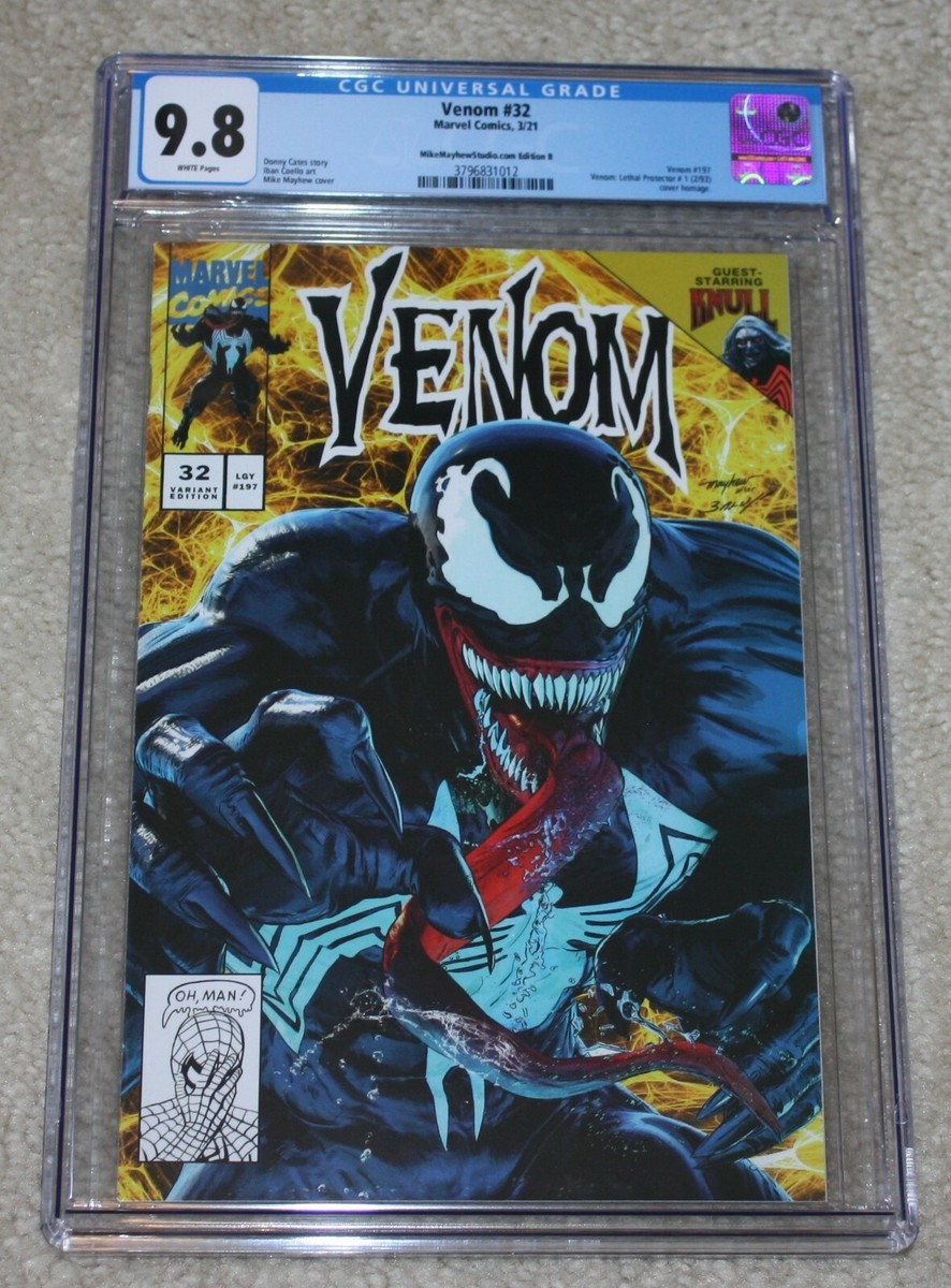 VENOM 32 CGC 9.8 MIKE MAYHEW LETHAL PROTECTOR 1 HOMAGE GOLD