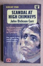 Scandal At High Chimneys. John Dickson Carr. 1962 Pan Books PB 1st Edition. VG+