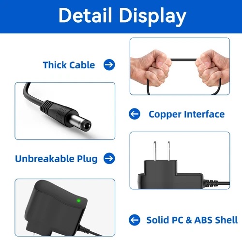 5V 1A AC Adapter For Revitive Medic 2469MD Circulation Booster Power Supply PSU - Picture 4 of 6
