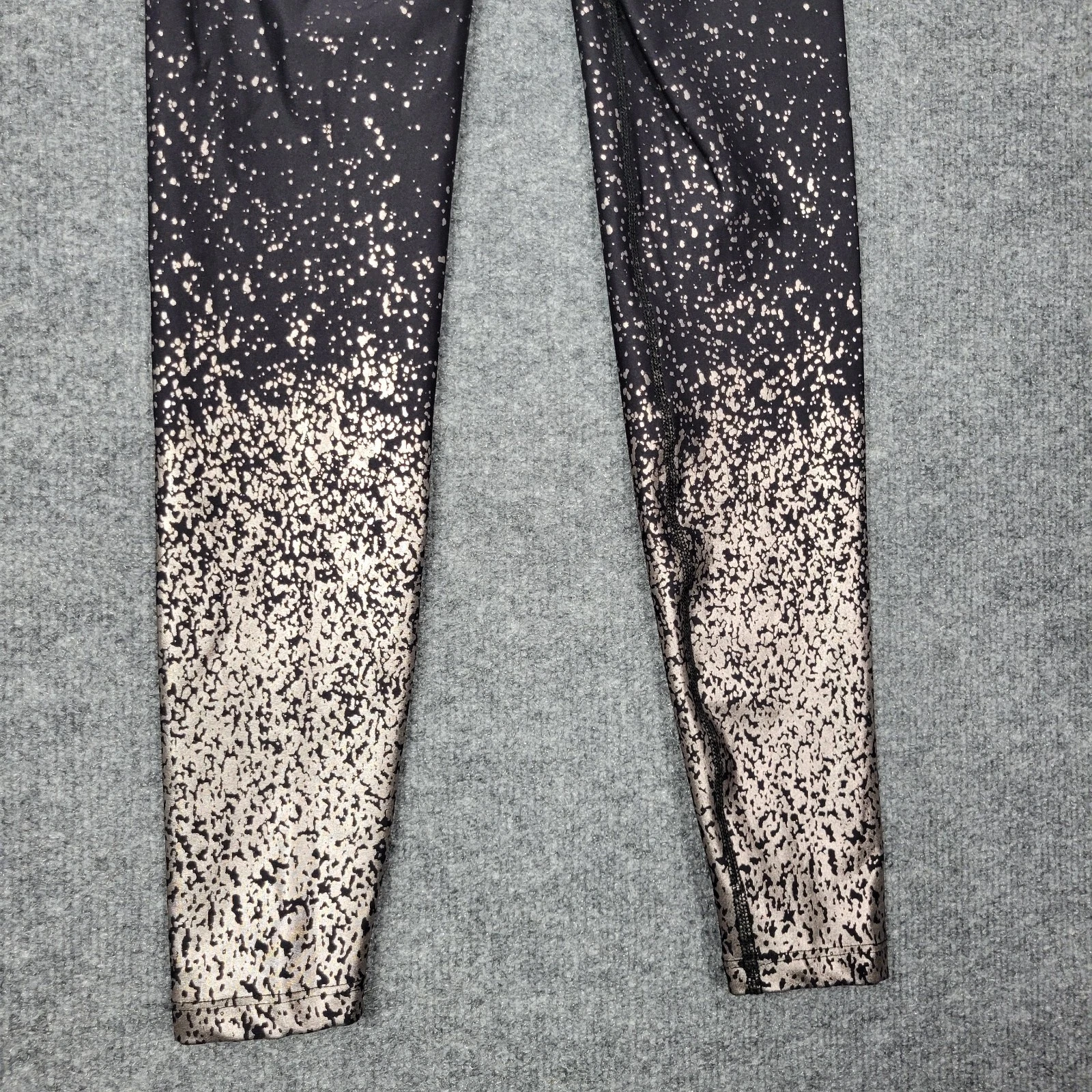 beyond-yoga ombre high waist metallic speckled leggings