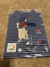 U.S. Open 123RD LACC Peter Millar Polo Golf Women Large Summer Comfort NWT