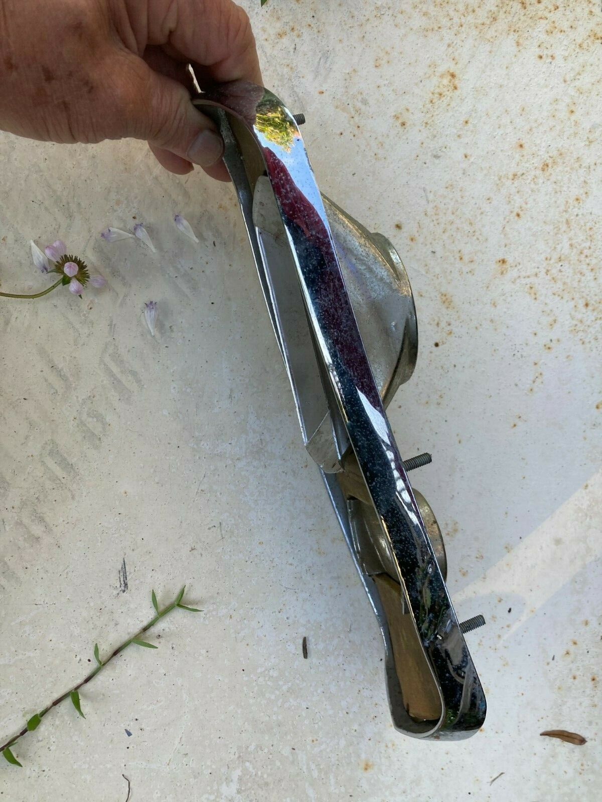 Bentley T1, Rolls  Silver Shadow Tail Lamp Chrome Base