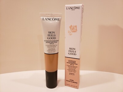 Lancome ~ Skin Feels Good Hydrating Skin Tint ~ 035W Fresh Almond ~ SPF 23 ~ NIB