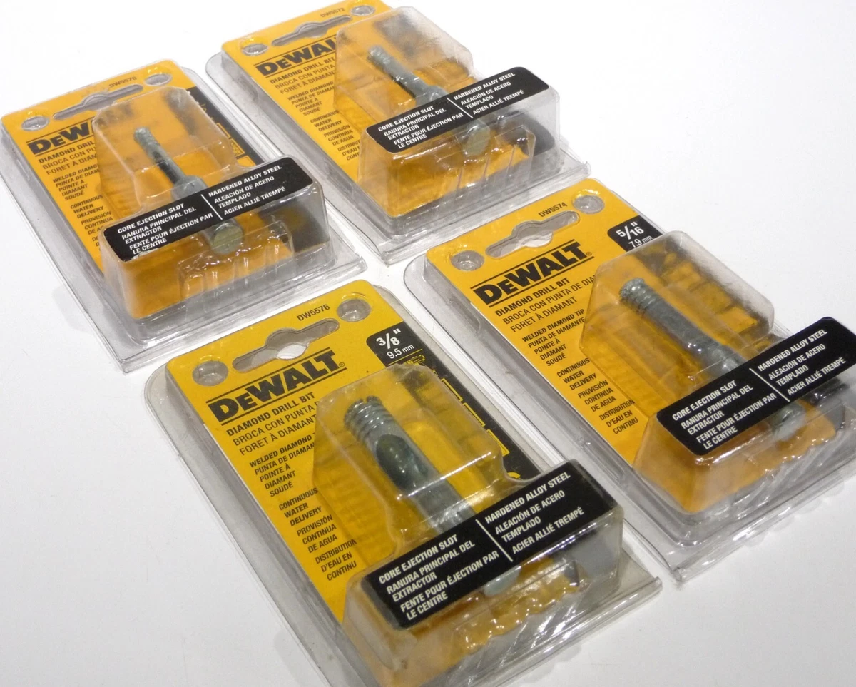 Dewalt diamond online drill bit set