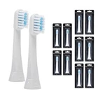 10x Megasonex Brush Heads Flat Medium