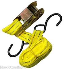 Yellow Jacket 13’ Ratchet Tie Down Capacity Strap Tool Car Truck
