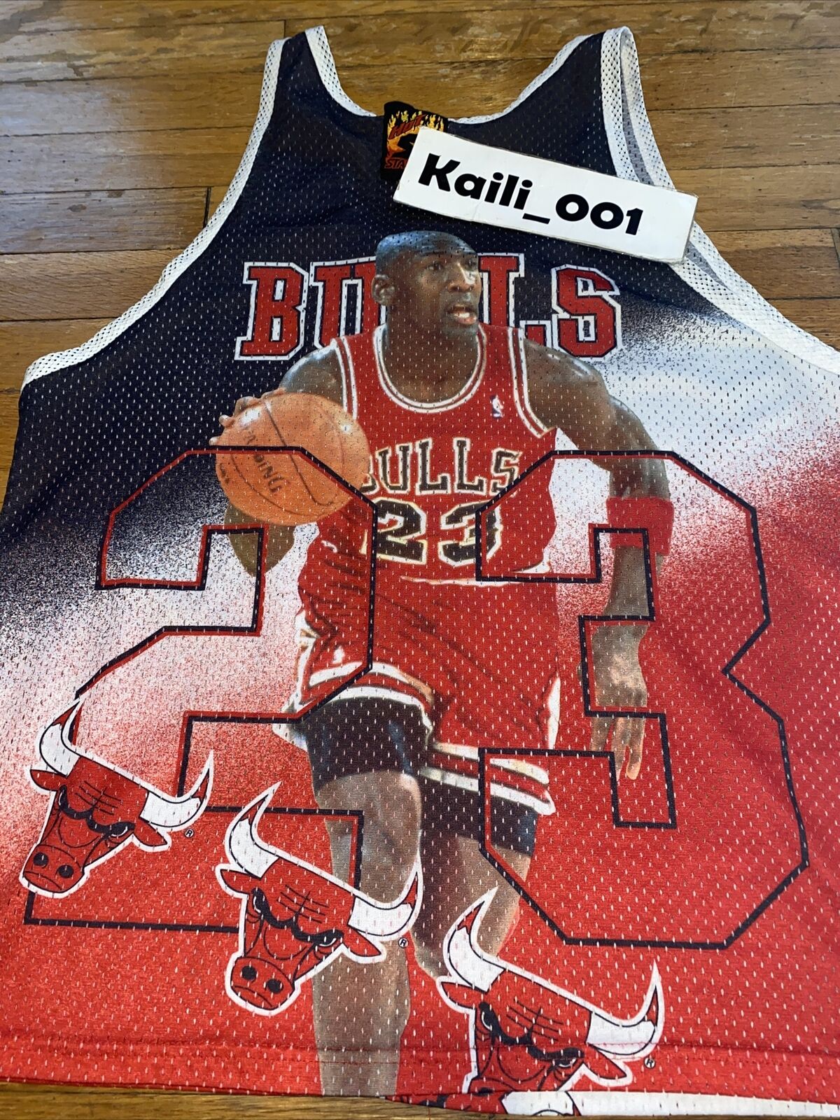 Vintage Starter Brand Chicago Bulls Michael Jordan Jersey Size Large –  Yesterday's Attic