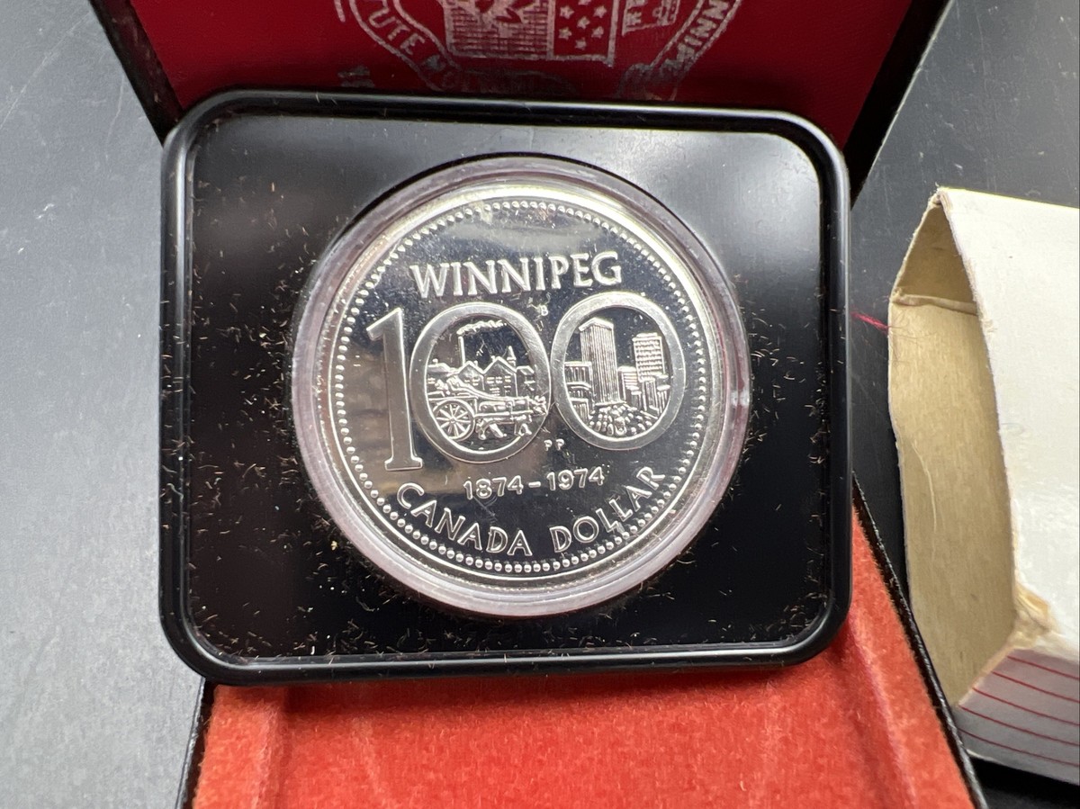 1974 Canada Winnipeg 100th Anniversary 50% Silver Dollar Coin | eBay